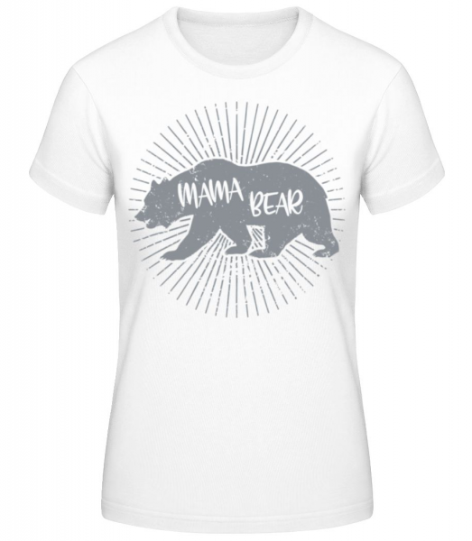 Mama Bear - Women's Basic T-Shirt - White - Front