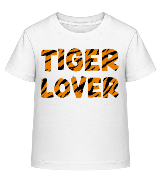 Tiger Lover - Kid's Shirtinator T-Shirt - White - Front