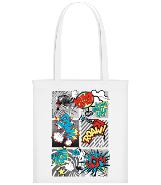 Cartoon Animals - Tote Bag - White - Front