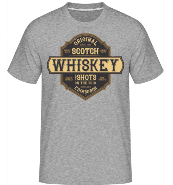 Original Scotch Whiskey -  Shirtinator Men's T-Shirt - Heather grey - Front