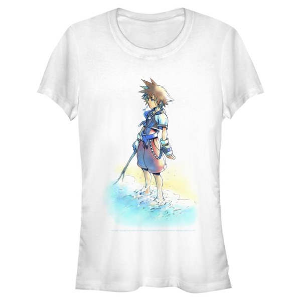 Disney - Kingdom Hearts - Sora Beach - Women's T-Shirt - White - Front