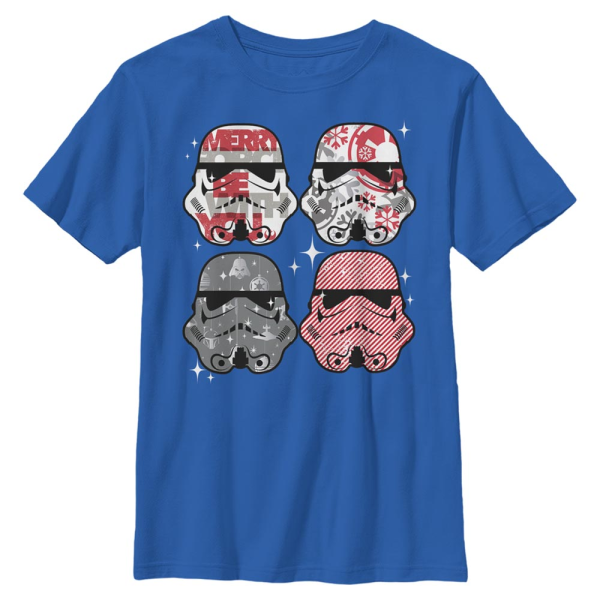 Star Wars - Stormtrooper Candy Trropers - Christmas - Kids T-Shirt - Royal blue - Front