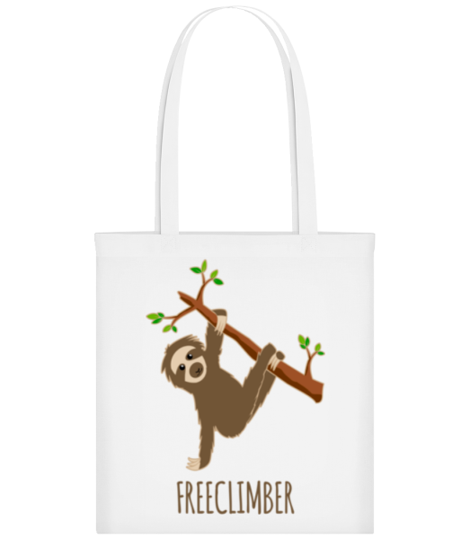 Freeclimber Sloth - Tote Bag - White - Front