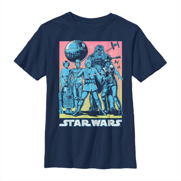 Star Wars - Skupina Rebels Are Go - Kids T-Shirt - Navy - Front