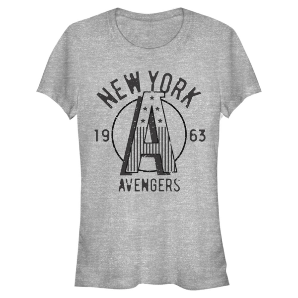 Marvel - Avengers - Logo Avengers New York - Women's T-Shirt - Heather grey - Front