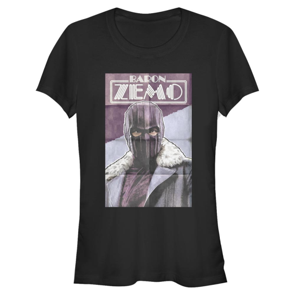 Marvel - The Falcon and the Winter Soldier - Baron Zemo Zemo Poster - Women's T-Shirt - Black - Front