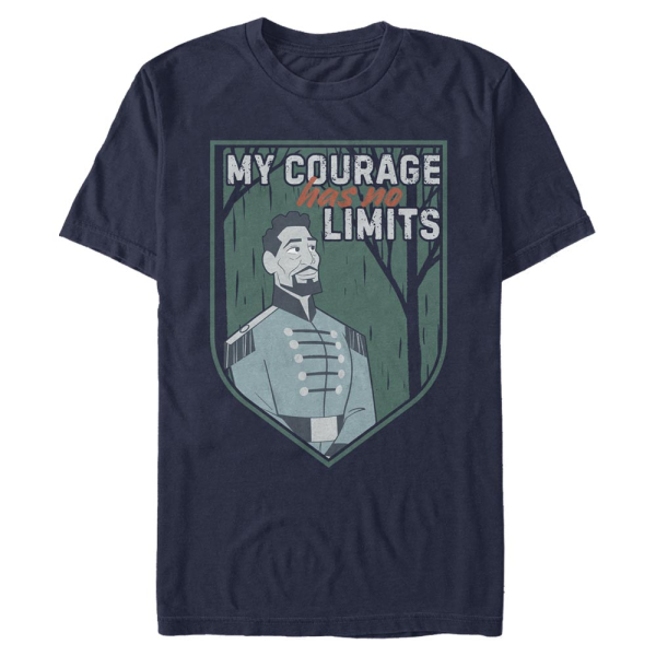 Disney - Frozen - Text Mattias Courage - Men's T-Shirt - Navy - Front