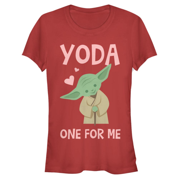 Star Wars - Yoda One For Me - Women's T-Shirt - Red - Front