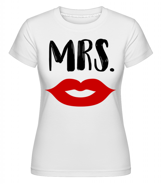 Mrs. -  Shirtinator Women's T-Shirt - White - Vorn
