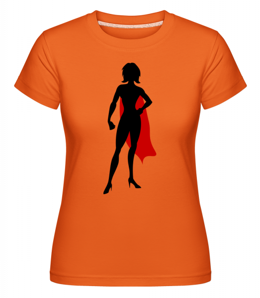 Superhero Mum -  Shirtinator Women's T-Shirt - Orange - Vorn