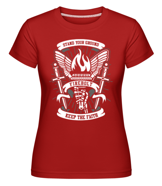 Torch -  Shirtinator Women's T-Shirt - Red - Front