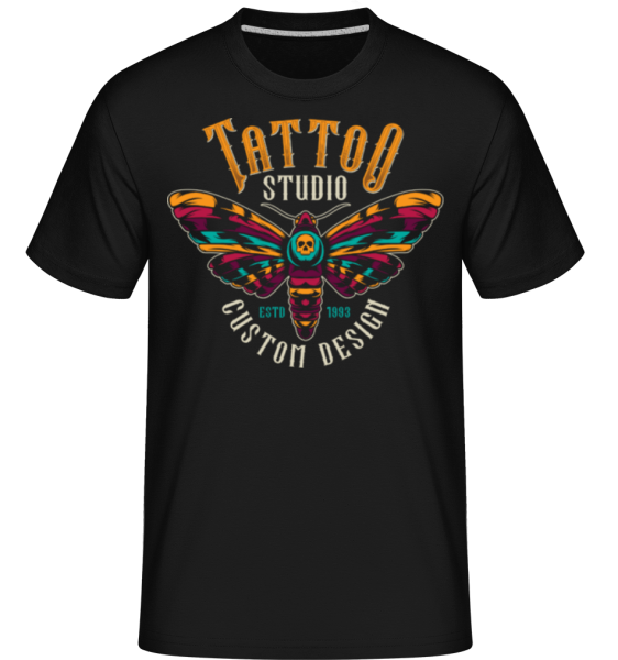 Tattoo Studio Custom Design -  Shirtinator Men's T-Shirt - Black - Front