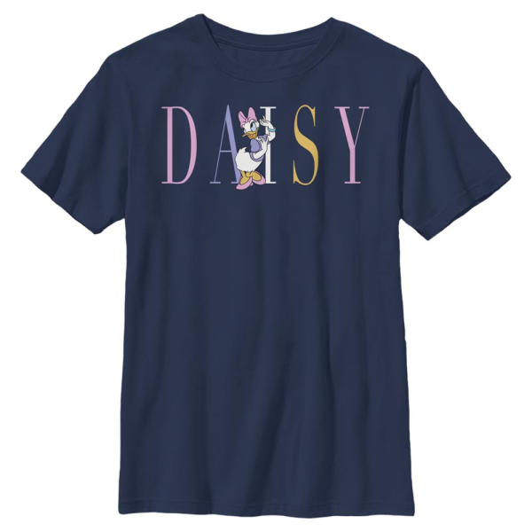 Disney Classics - Mickey Mouse - Daisy Duck Daisy Fashion - Kids T-Shirt - Navy - Front