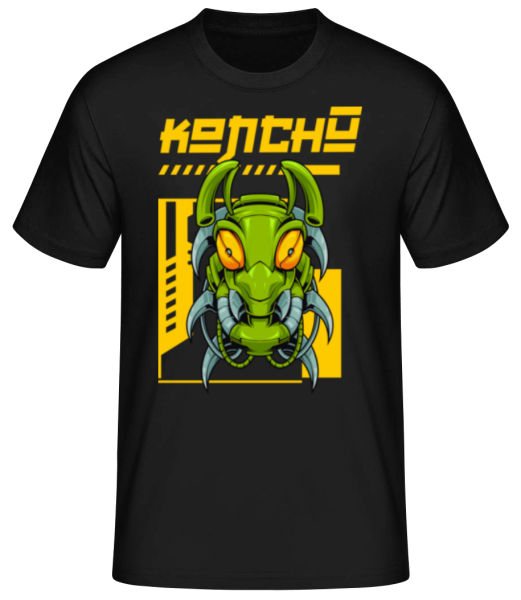 Mecha Konchū - Men's Basic T-Shirt - Black - Front