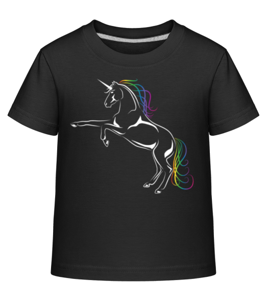 Unicorn - Kid's Shirtinator T-Shirt - Black - Front