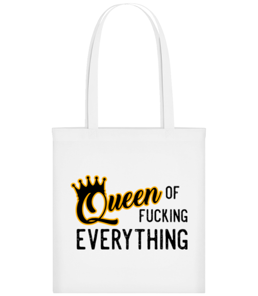 Queen Of Fucking Everything - Tote Bag - White - Front