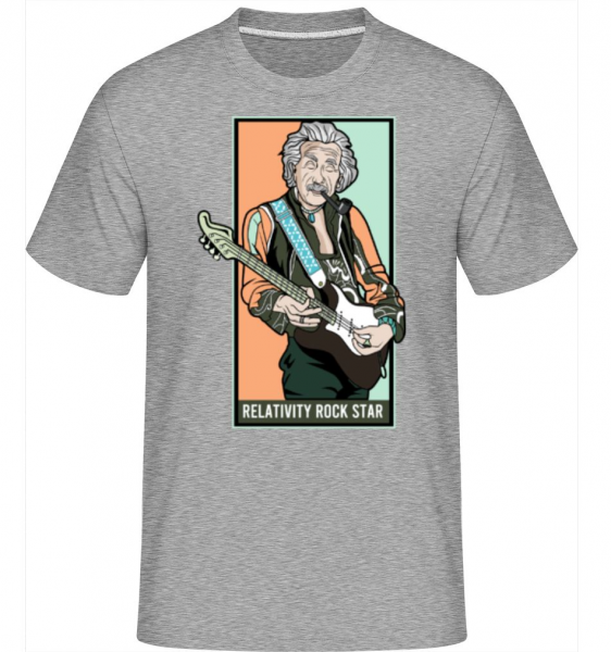 Jimmy Einstein -  Shirtinator Men's T-Shirt - Heather grey - Front
