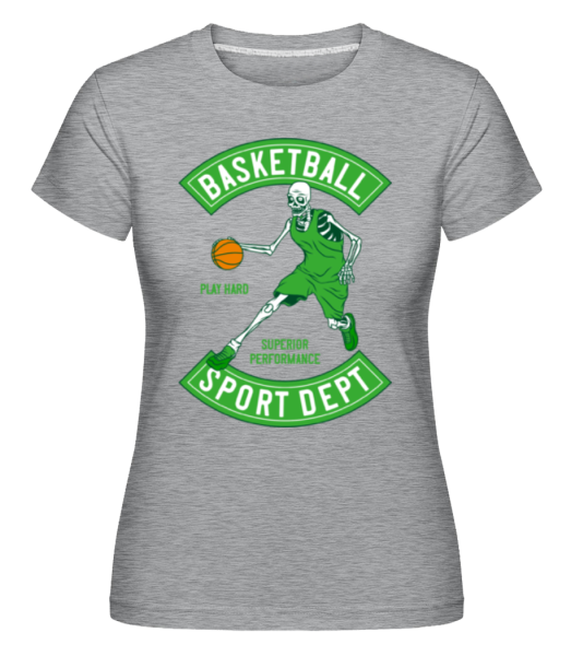 Basketball Sport Dept -  Shirtinator Women's T-Shirt - Heather grey - Front