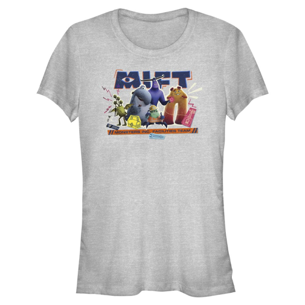 Pixar - Monsters - Group Shot MIFT Group - Women's T-Shirt - Heather grey - Front