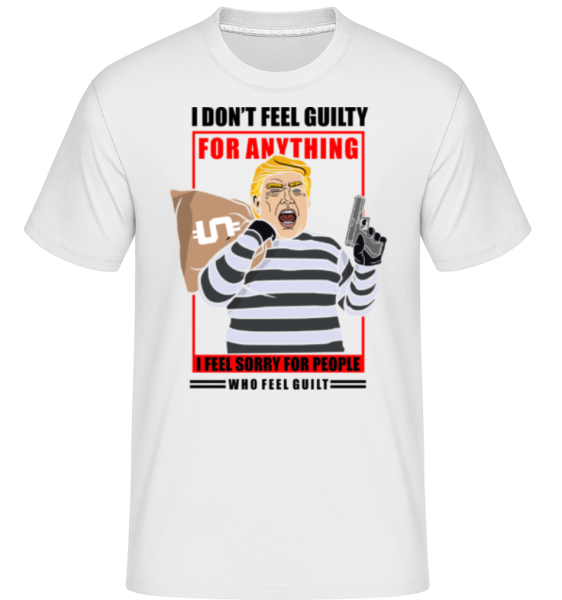 Criminal Trump -  Shirtinator Men's T-Shirt - White - Front