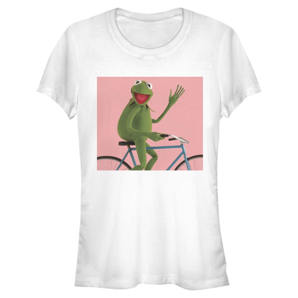Disney Classics - Muppets - Kermit Biking - Women's T-Shirt - White - Front