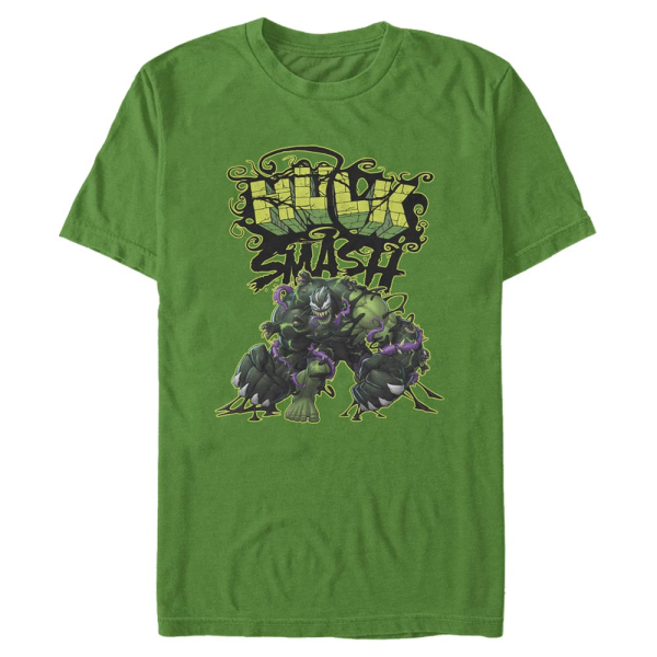 Marvel - Hulk Venom Smash - Men's T-Shirt - Kelly green - Front