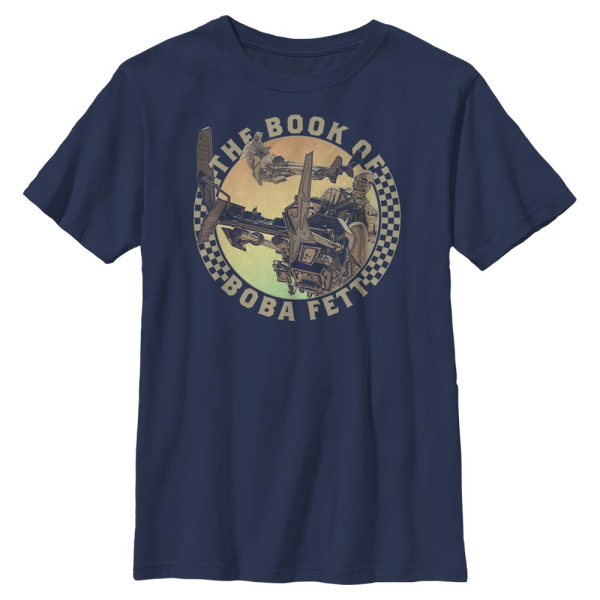 Star Wars - Book of Boba Fett - Skupina Bounty Time - Kids T-Shirt - Navy - Front