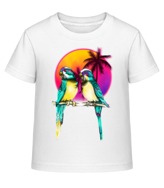Birds Of Paradise - Kid's Shirtinator T-Shirt - White - Front