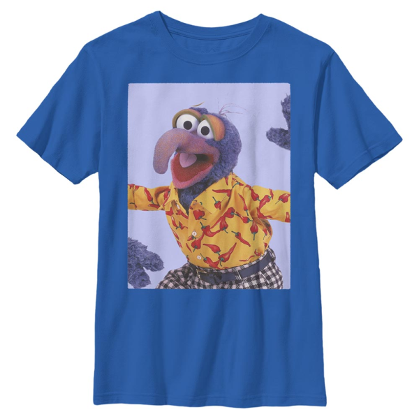 Disney Classics - Muppets - Gonzo Meme - Kids T-Shirt - Royal blue - Front
