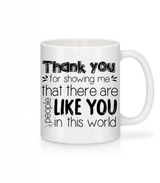 Thank You For Being - Mug - White - Front