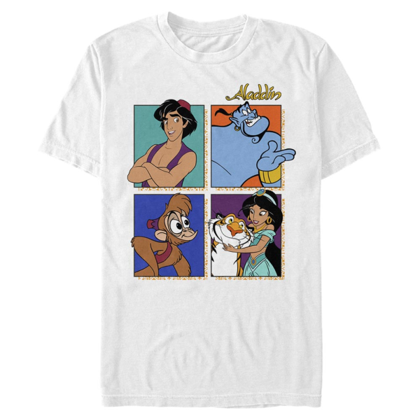 Disney - Aladdin - Skupina Four - Men's T-Shirt - White - Front