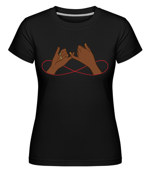 BFF Fingerschwur -  Shirtinator Women's T-Shirt - Black - Front