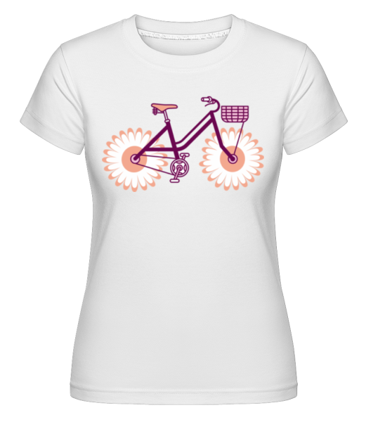 Bicycle -  Shirtinator Women's T-Shirt - White - Front