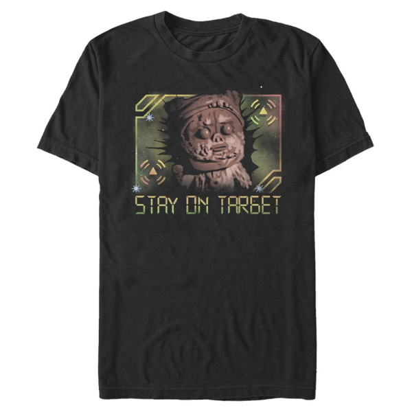 Star Wars - Squadrons - Ewoks Stay on Target - Men's T-Shirt - Black - Front