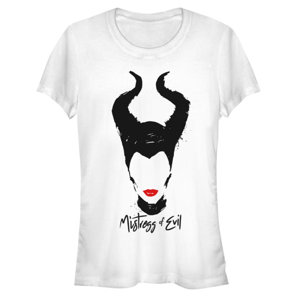 Disney - Maleficent Mistress of Evil - Maleficent Red Lips - Women's T-Shirt - White - Front