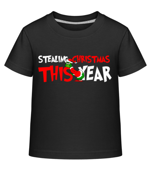 Stealing Christmas - Kid's Shirtinator T-Shirt - Black - Front