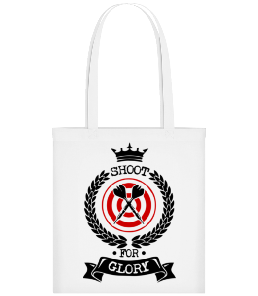 Darts Shoot For Glory - Tote Bag - White - Front