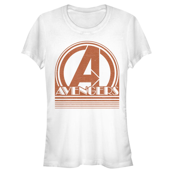 Marvel - Avengers - Logo Retro Avengers Icon - Women's T-Shirt - White - Front