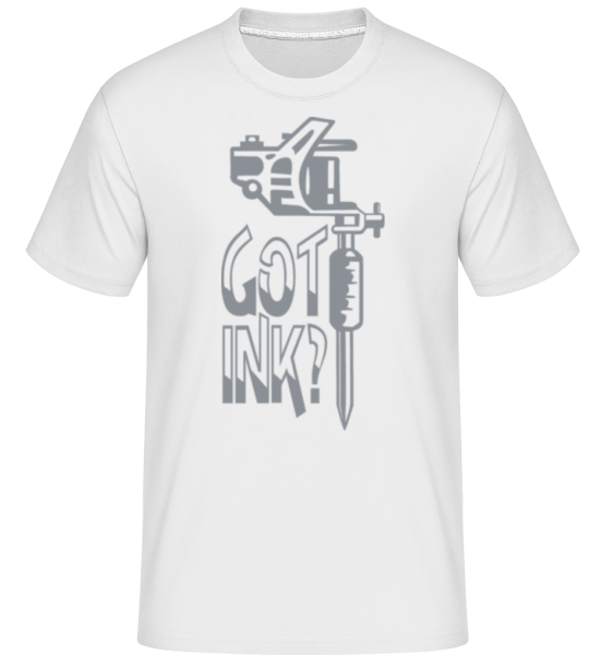 Got Ink? -  Shirtinator Men's T-Shirt - White - Front