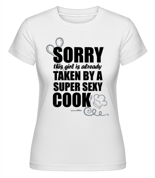 Super Sexy Cook -  Shirtinator Women's T-Shirt - White - Vorn