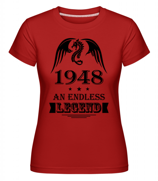 Endless Legend 1948 -  Shirtinator Women's T-Shirt - Red - Vorn