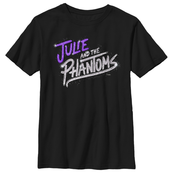 Netflix - Julie And The Phantoms - Logo Bling - Kids T-Shirt - Black - Front