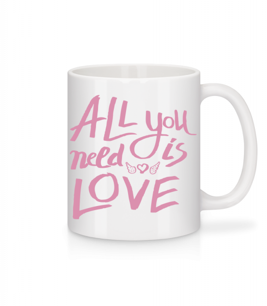 All You Need Is Love - Mug - White - Vorn