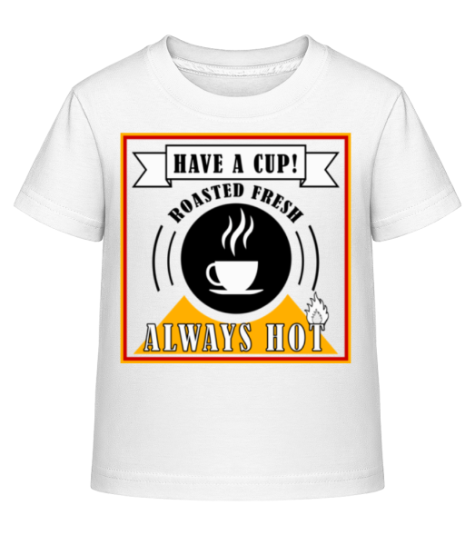 Have A Cup - Kid's Shirtinator T-Shirt - White - Front