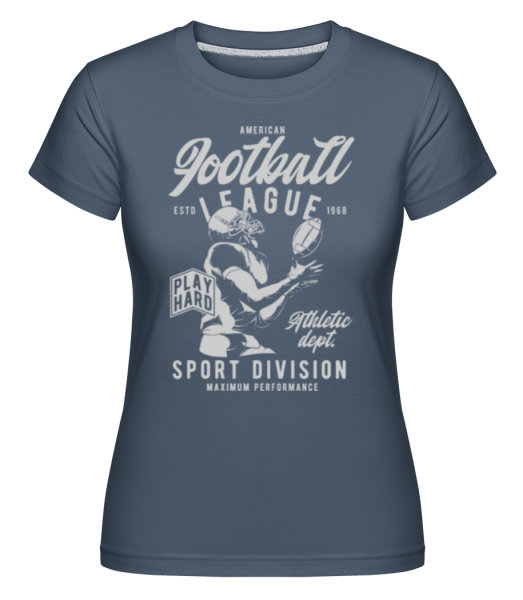 Football League -  Shirtinator Women's T-Shirt - Denim - Front