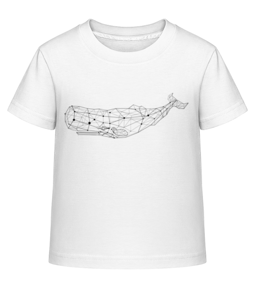 Polygon Whale - Kid's Shirtinator T-Shirt - White - Front