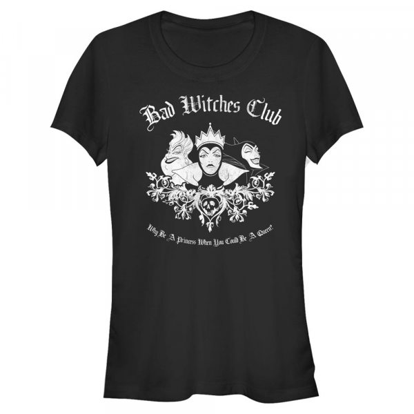 Disney - Villains - Skupina Bad Witch Club - Women's T-Shirt - Black - Front