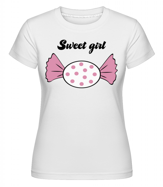 Sweet Girl - Bonbon -  Shirtinator Women's T-Shirt - White - Vorn