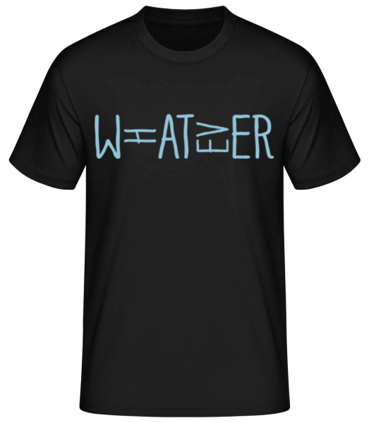 What Ever Water - Men's Basic T-Shirt - Black - Front