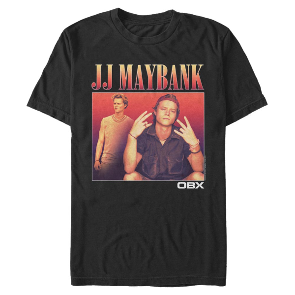Netflix - Outer Banks - JJ Maybank Jj Maybank Hero - Men's T-Shirt - Black - Front